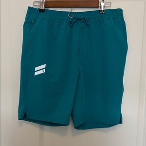 Hurley Teal Relaxed Fit Shorts